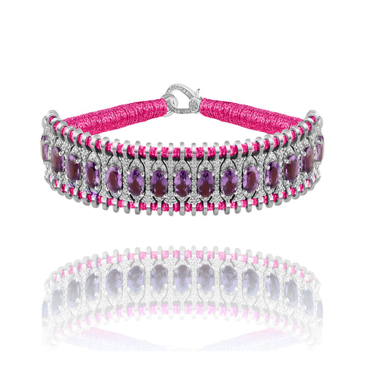 Santos cherry bracelet - Amethyst