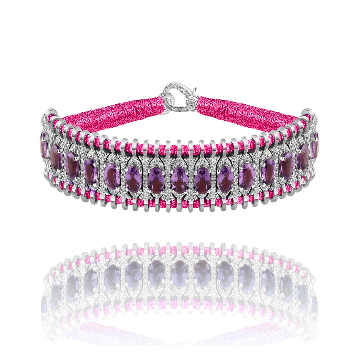 Santos cherry bracelet - Amethyst