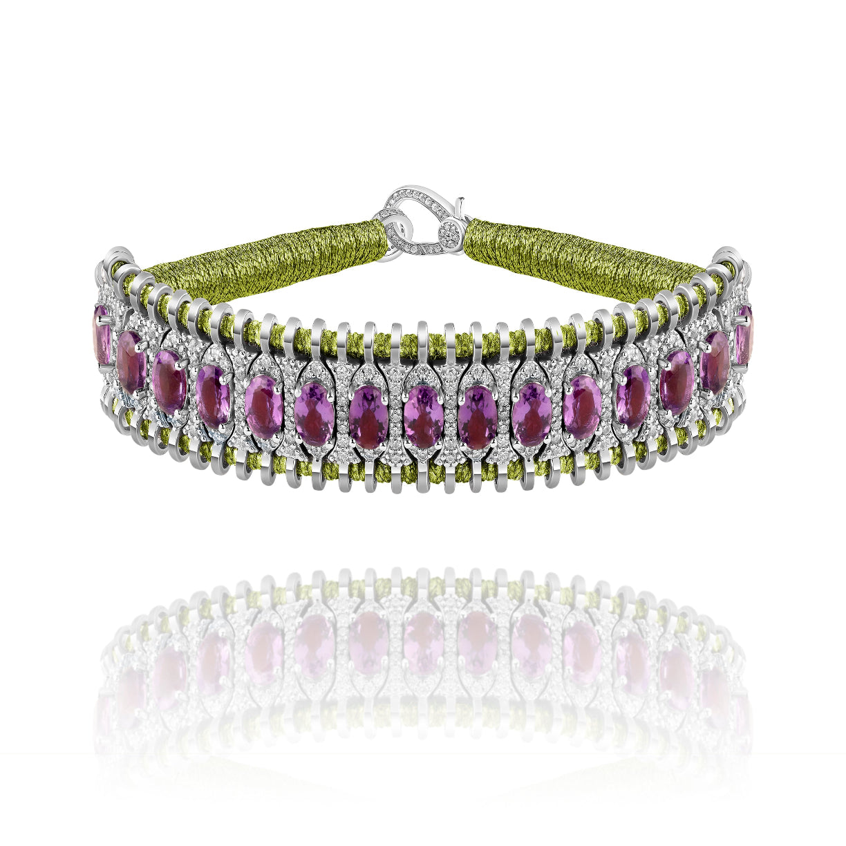 Santos Lime bracelet - Amethyst