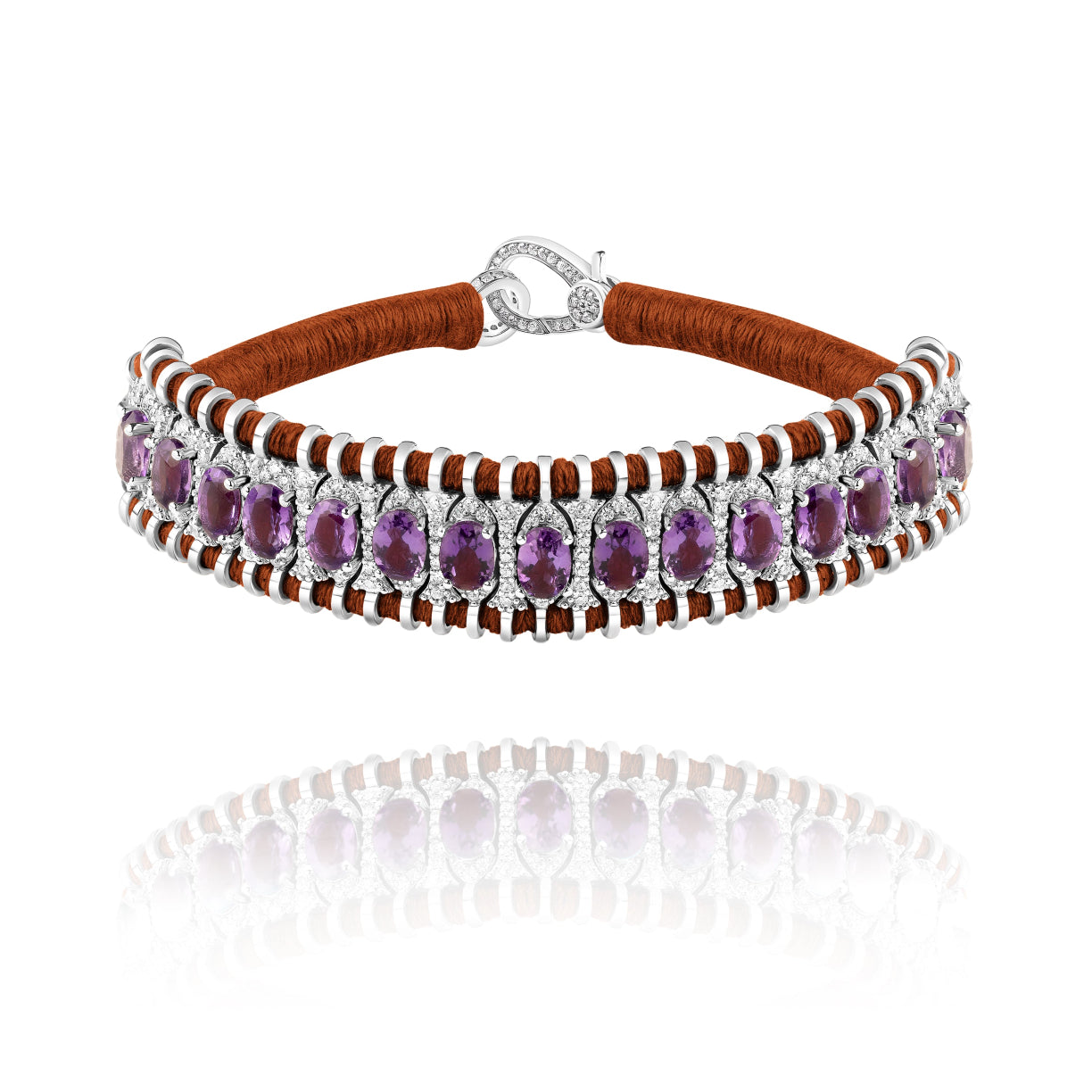 Santos Hazelnut bracelet - Amethyst