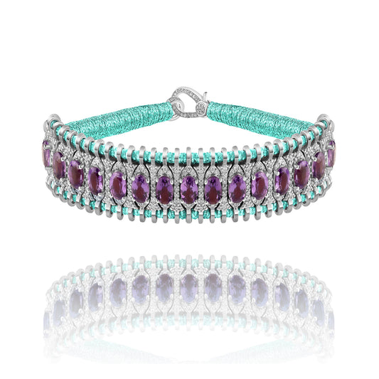 Santos Water blue bracelet - Amethyst