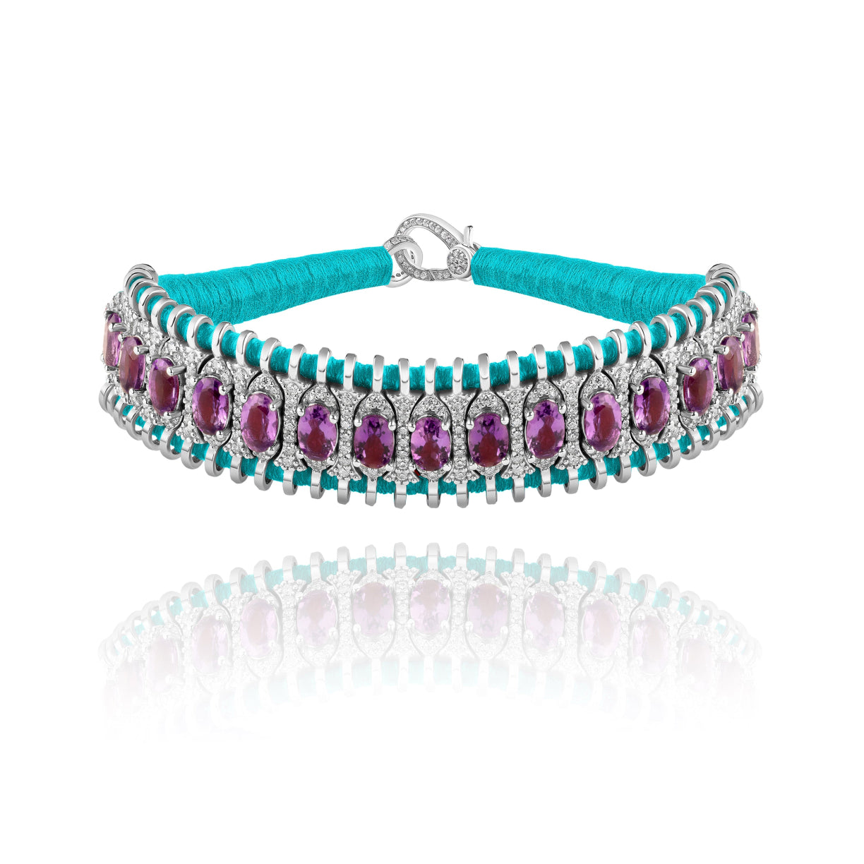 Bracelet Santos turquoise - Améthyste