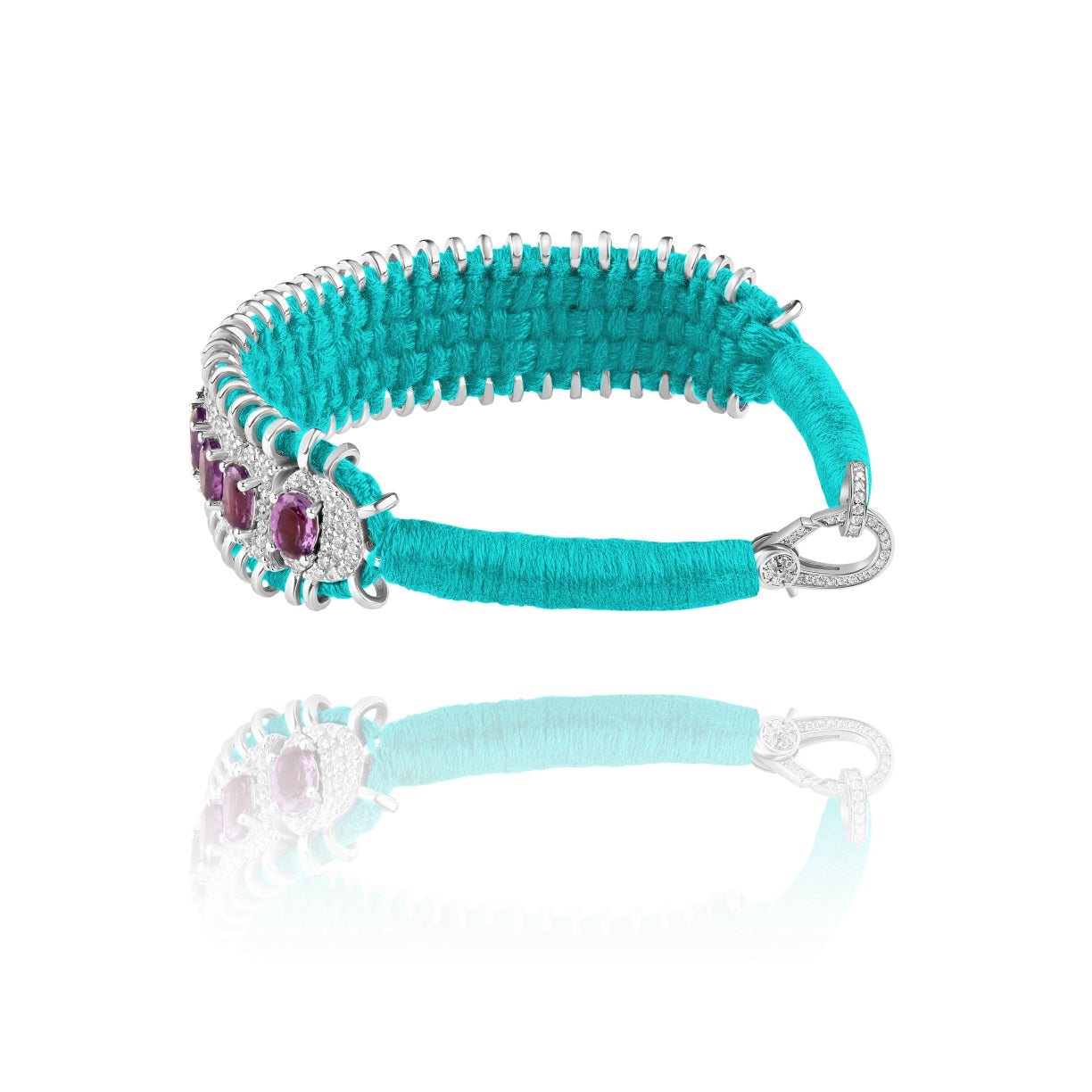 Bracelet Santos turquoise - Améthyste