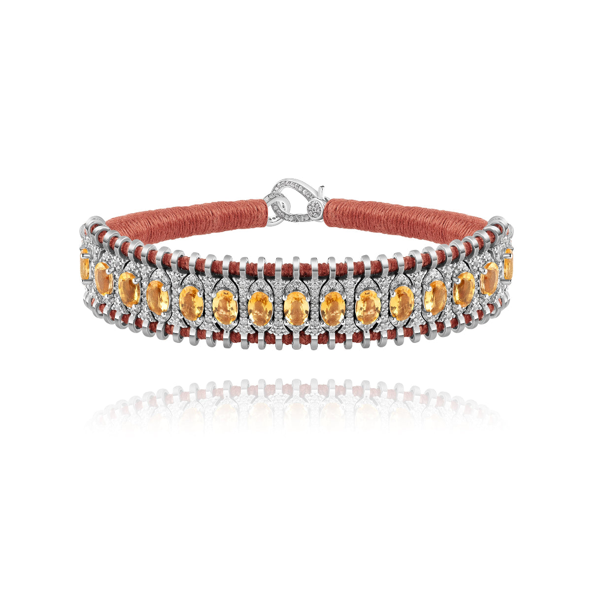 Santos Blush bracelet - Citrine