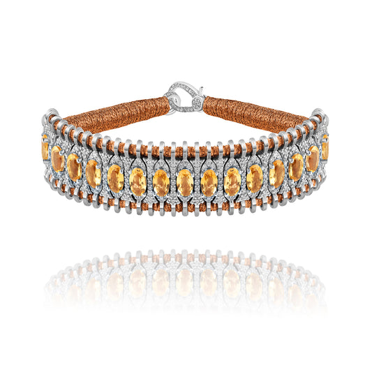 Santos Copper bracelet - Citrine