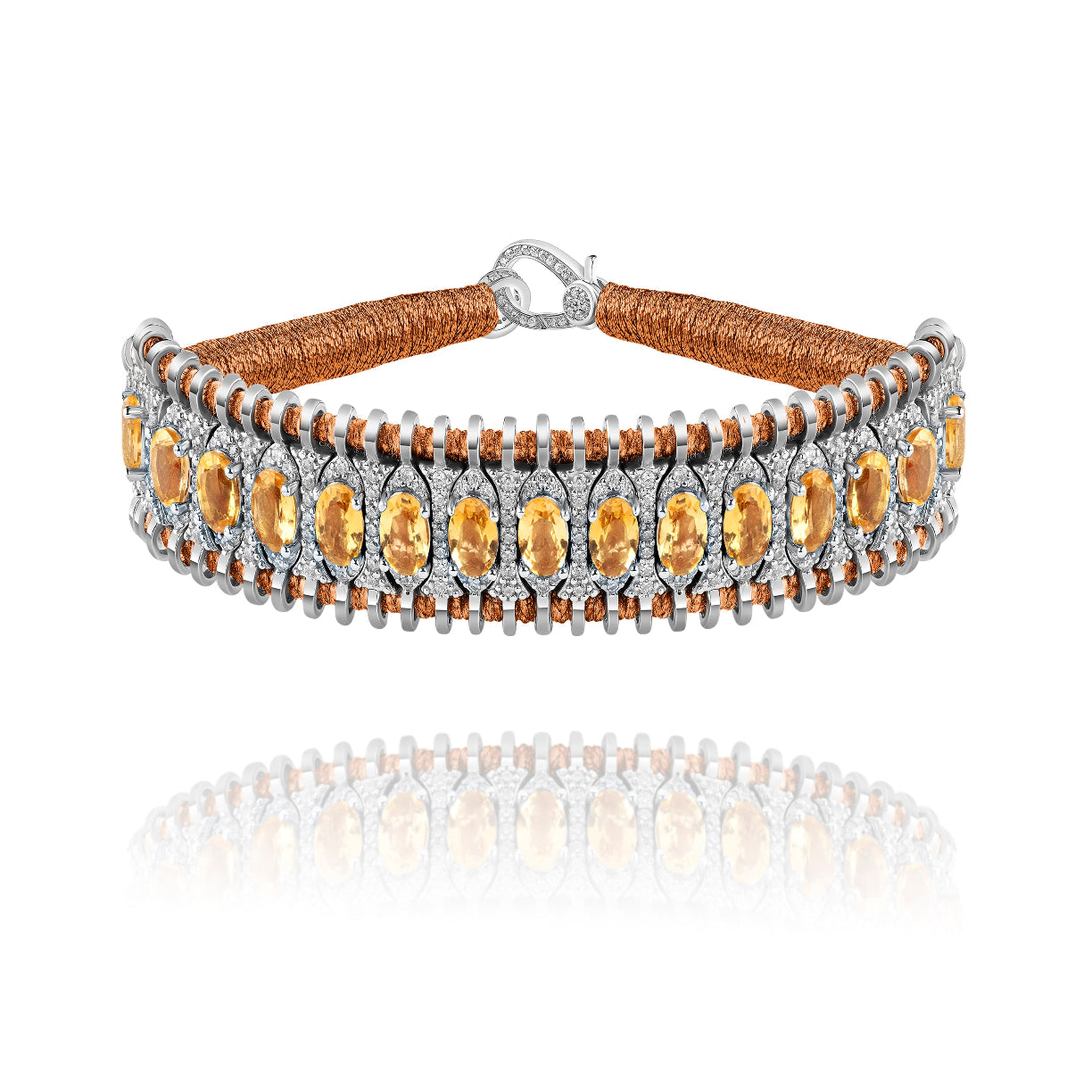 Santos Copper bracelet - Citrine