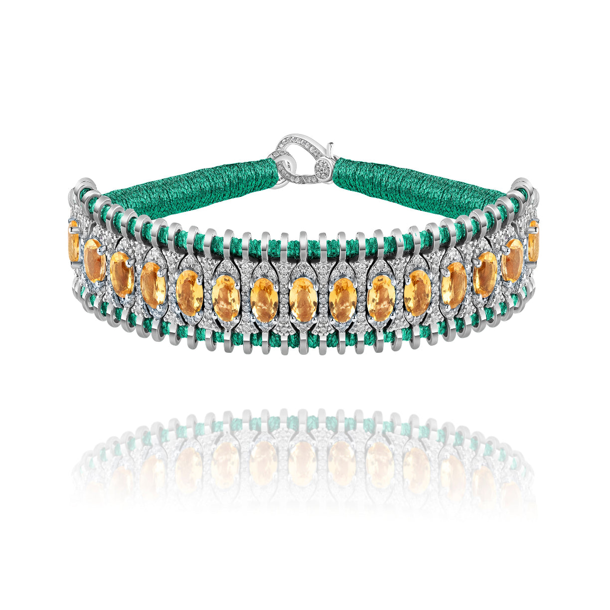 Santos Emerald bracelet - Citrine