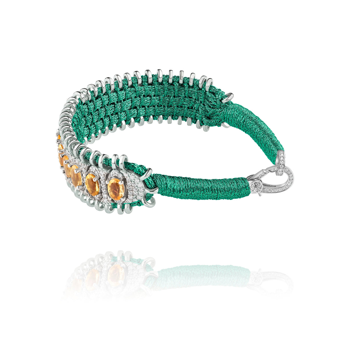 Santos Emerald bracelet - Citrine
