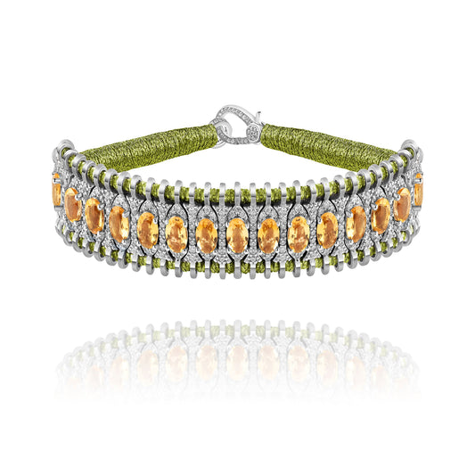 Santos Lime bracelet - Citrine
