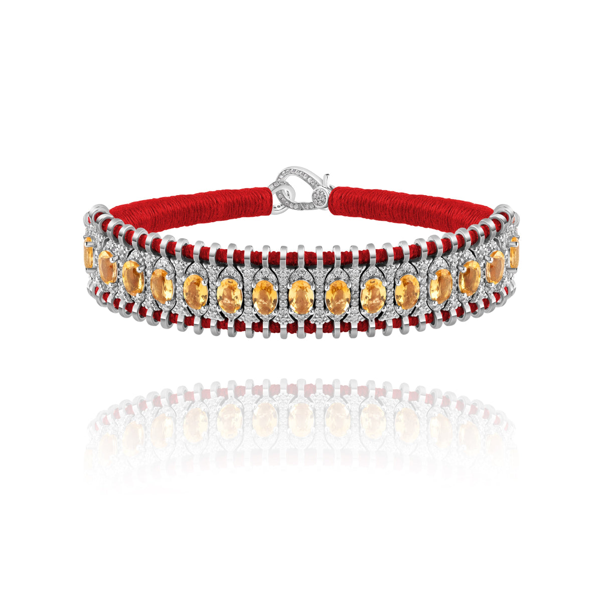 Bracelet Santos Rouge - Citrine