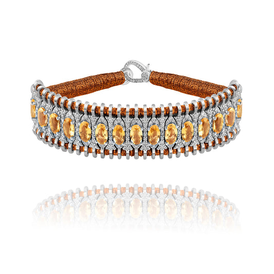 Santos rusty bracelet - Citrine