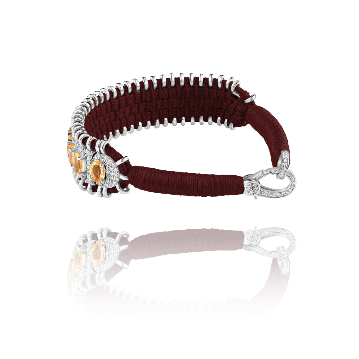 Santos choco bracelet - Citrine