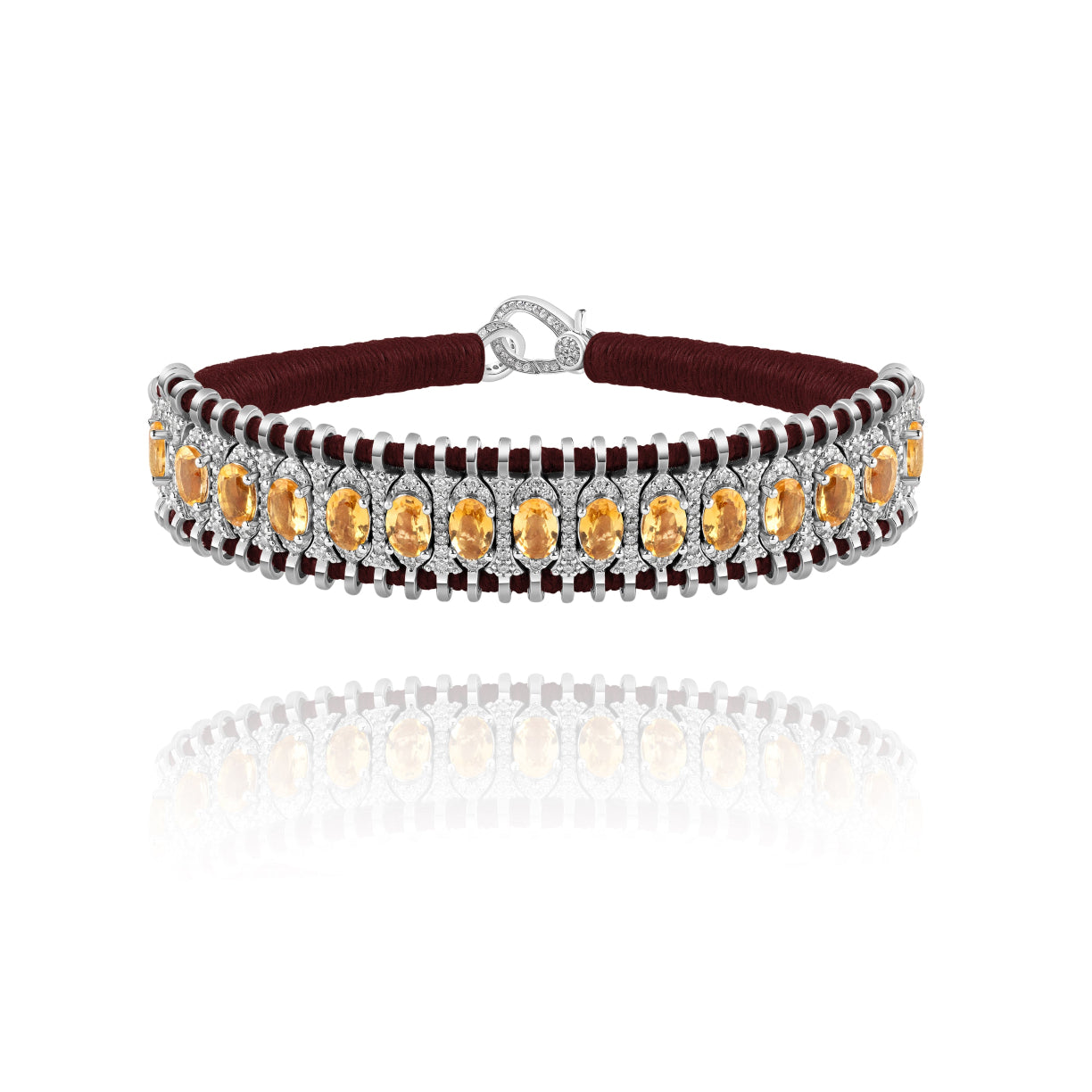 Santos choco bracelet - Citrine