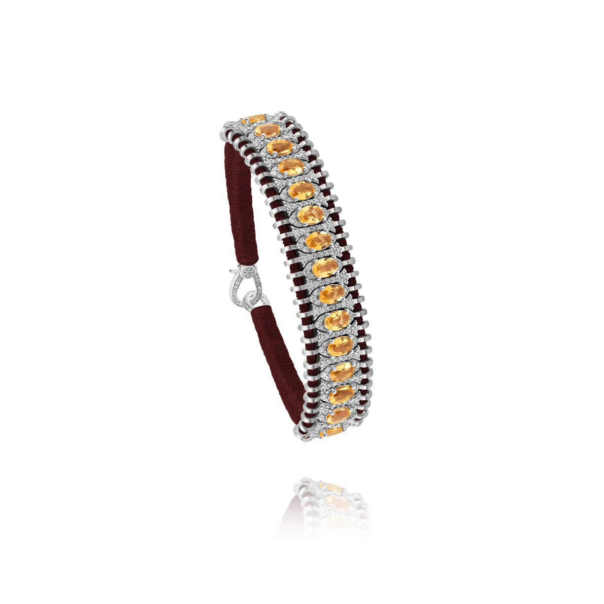 Santos choco bracelet - Citrine