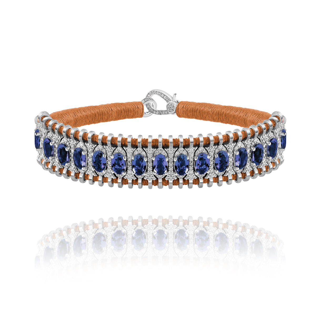 Santos Camel bracelet - Cordierite 