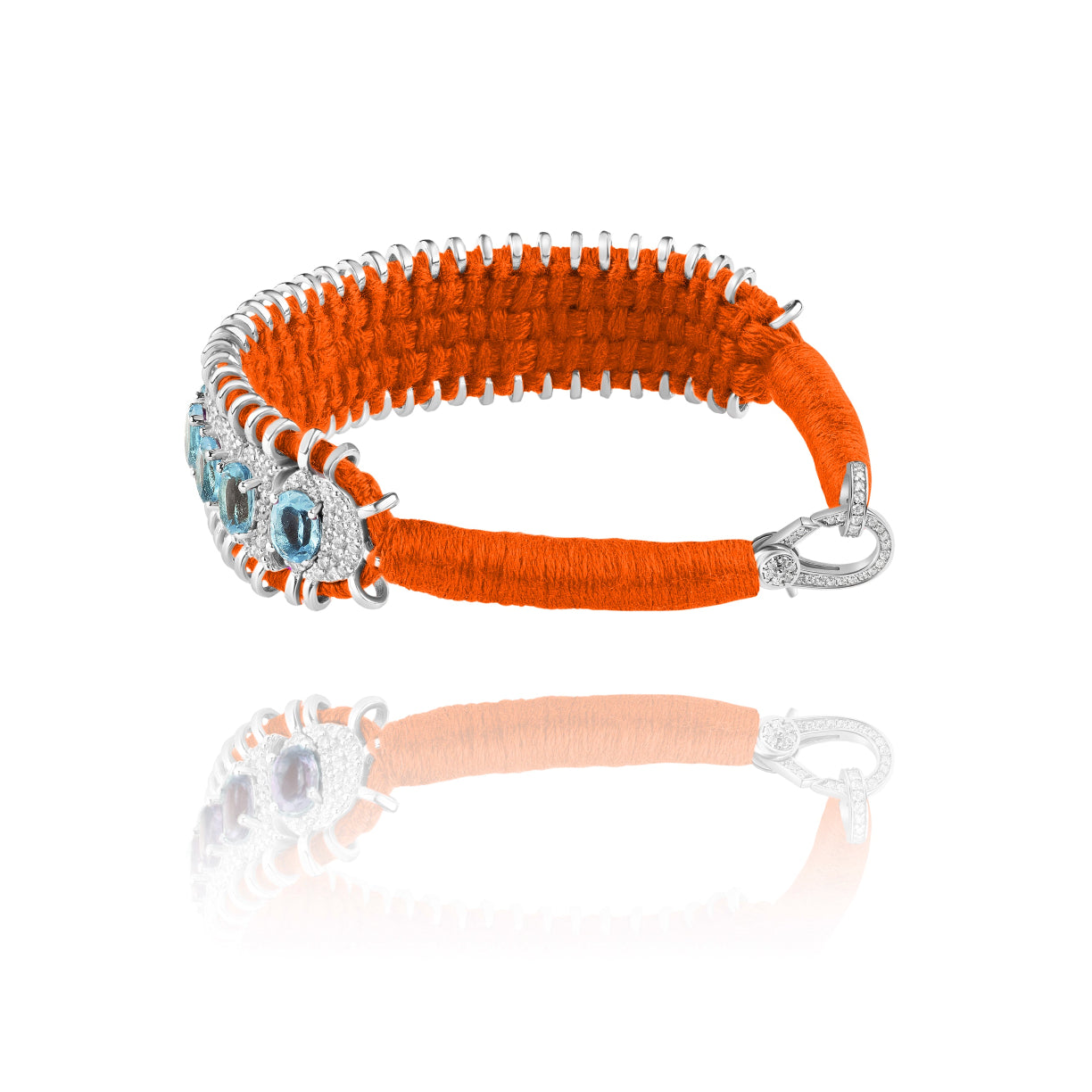 Santos orange bracelet - Topaz