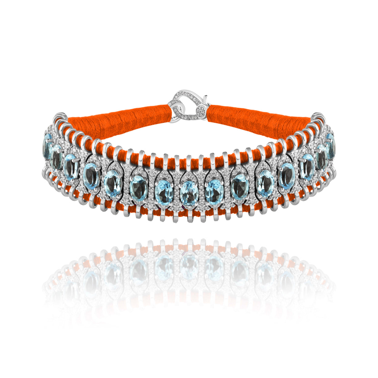 Santos orange bracelet - Topaz