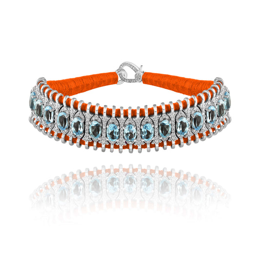 Bracelet Santos orange - Topaze