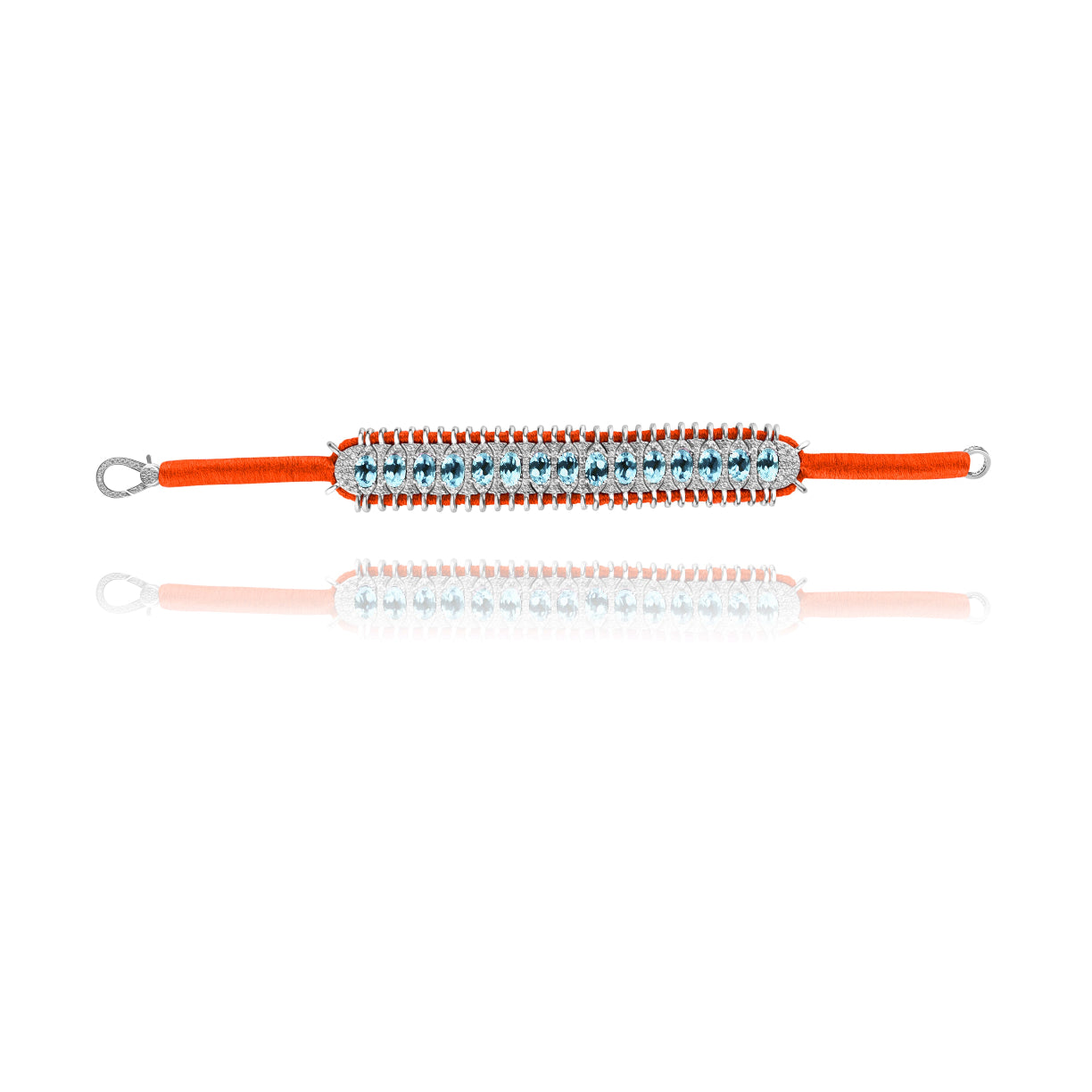 Santos orange bracelet - Topaz