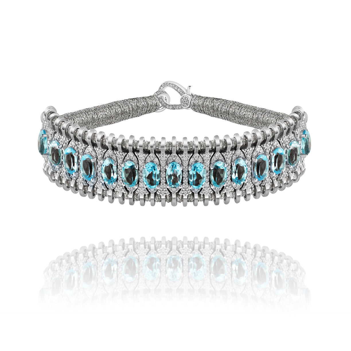 Bracelet Santos Silver - Topaze