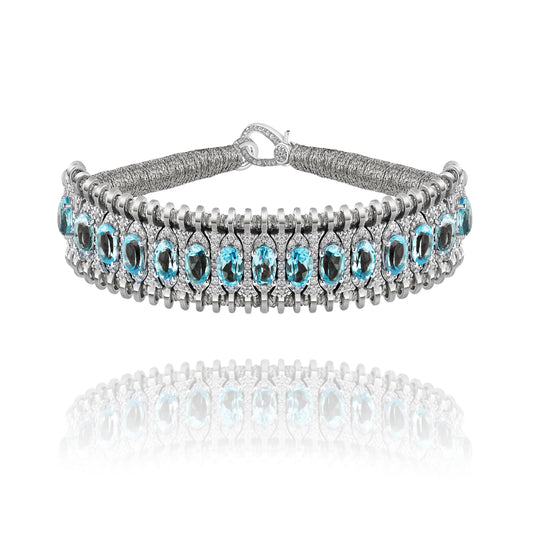 Bracelet Santos Silver - Topaze