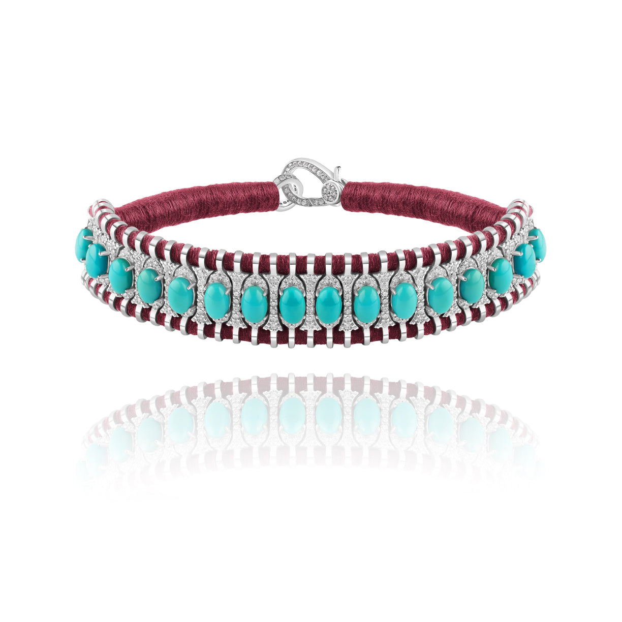 Santos Bamboo bracelet - Turquoise