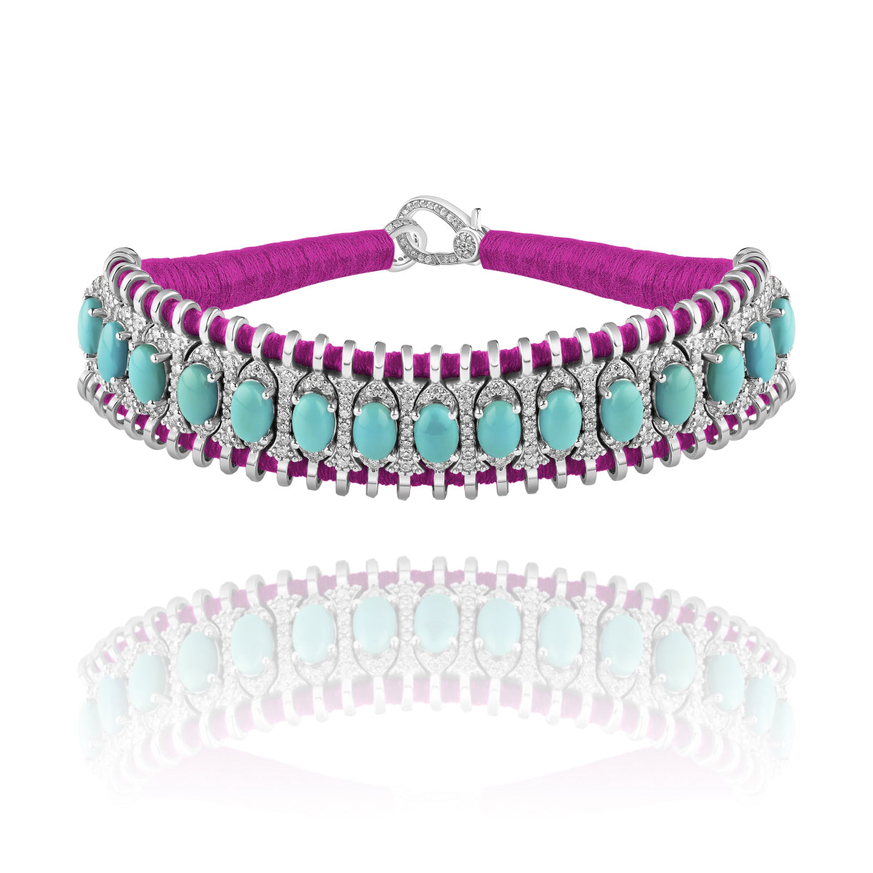 Santos Purple bracelet - Turquoise