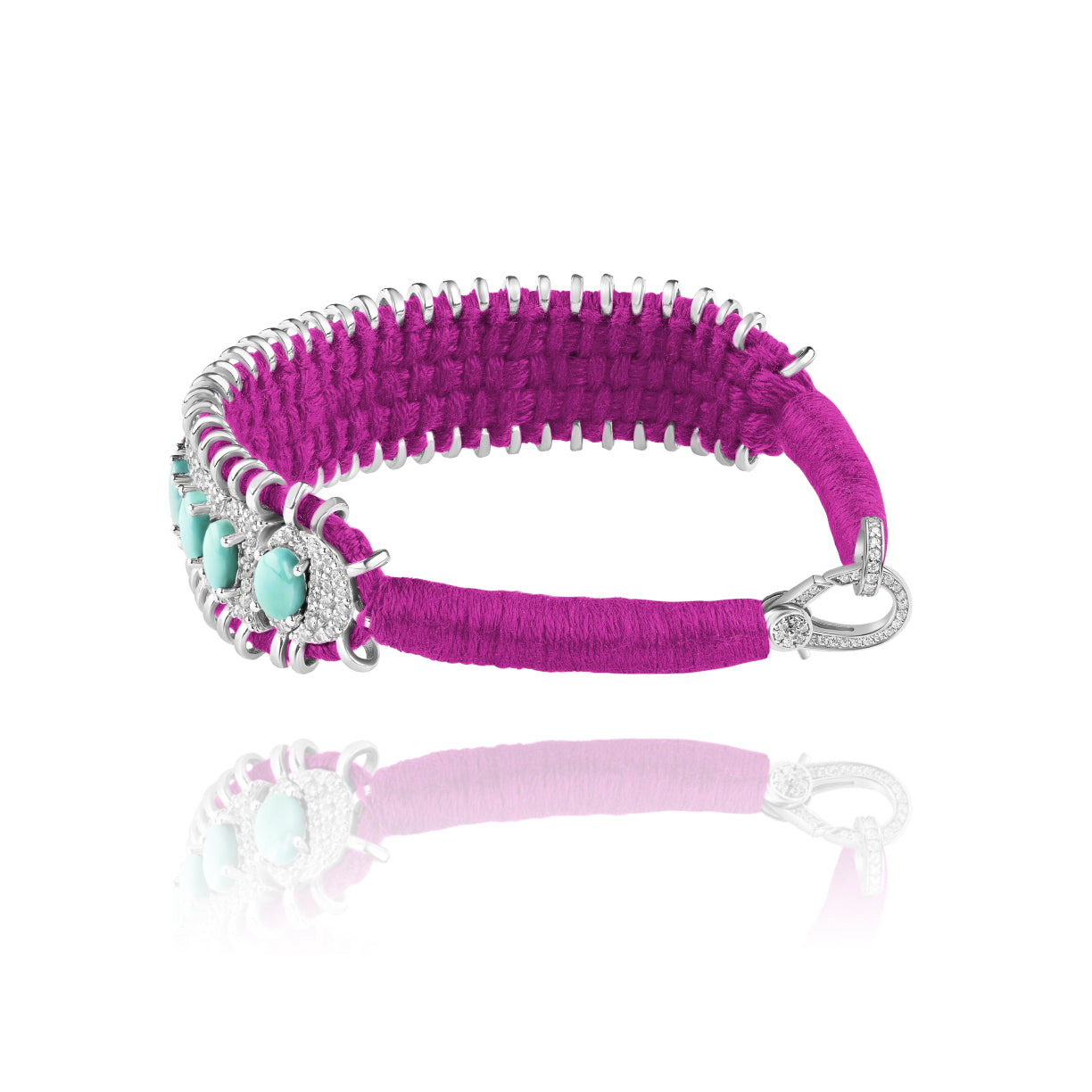 Santos Purple bracelet - Turquoise