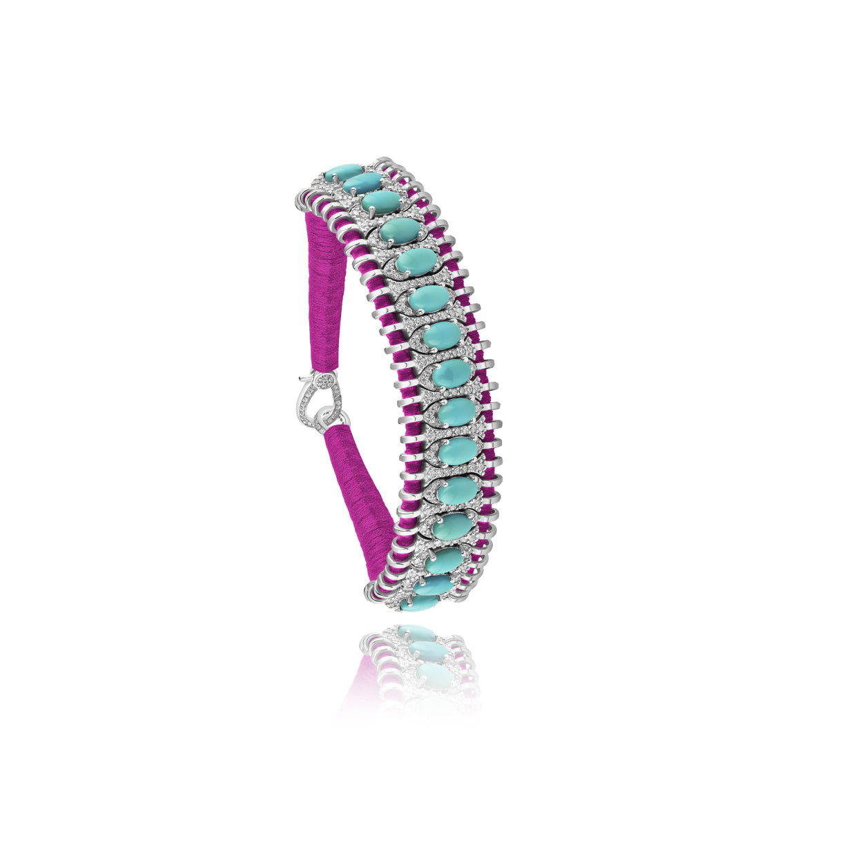 Santos Purple bracelet - Turquoise