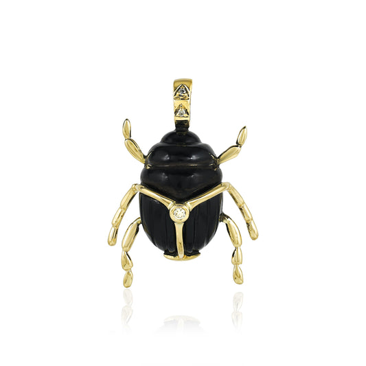 Pendentif Scarab Onyx