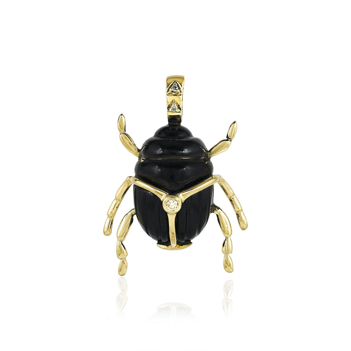 Pendentif Scarab Onyx