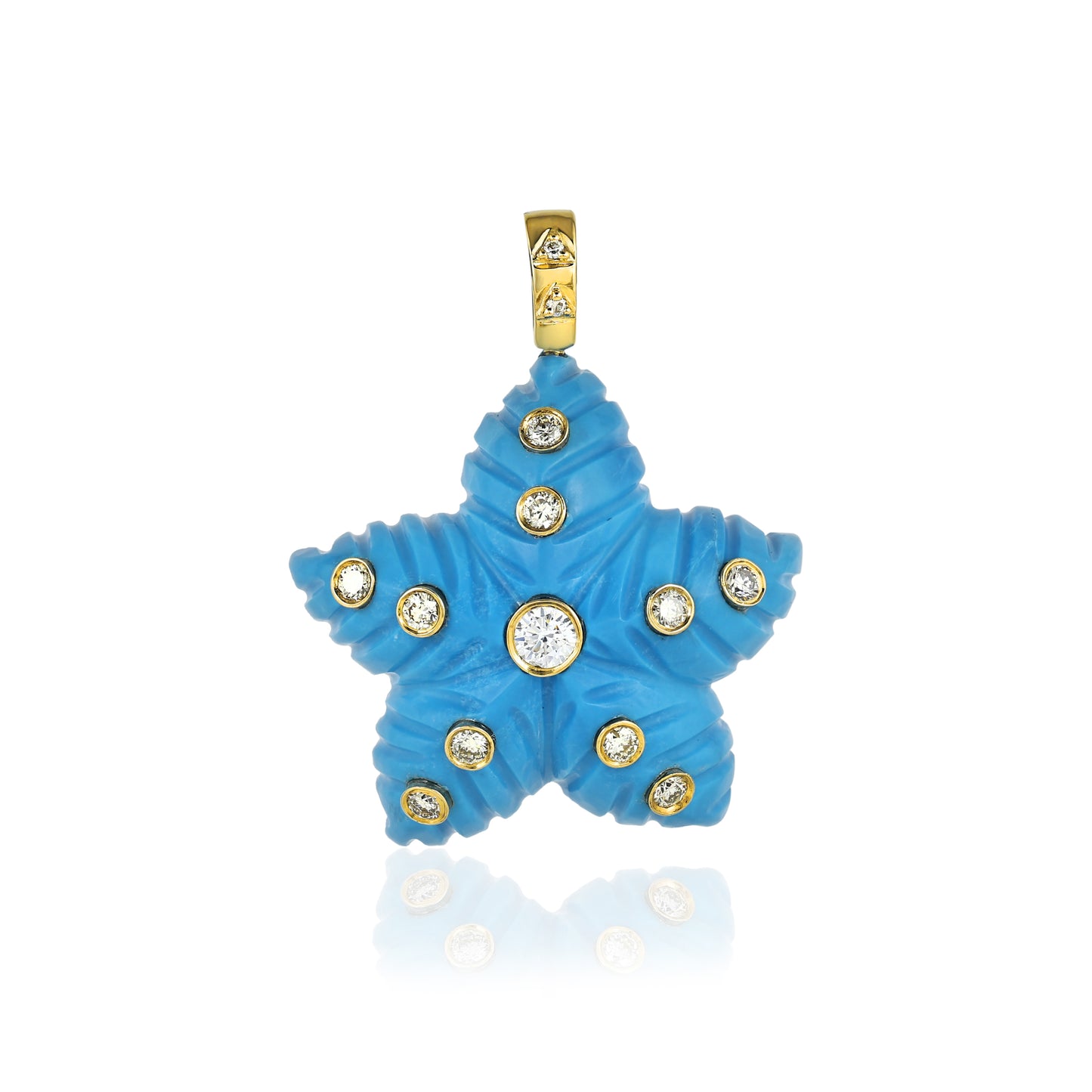 Pendentif Star Turquoise