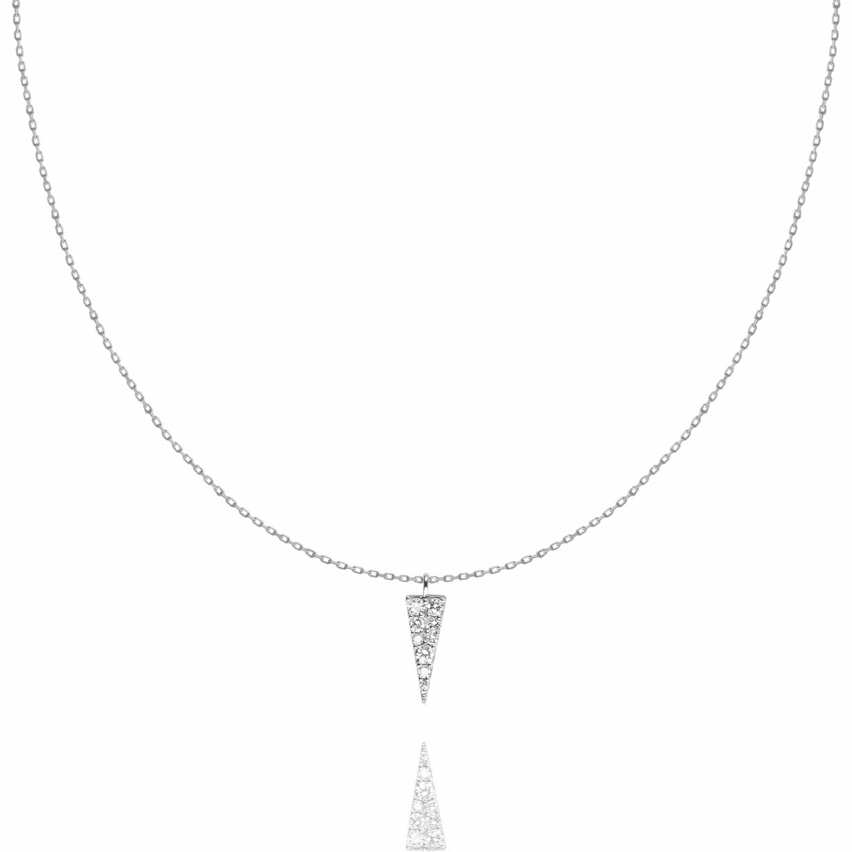 Collier spike or blanc