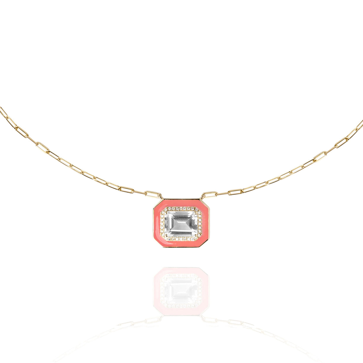 Sunny coral necklace