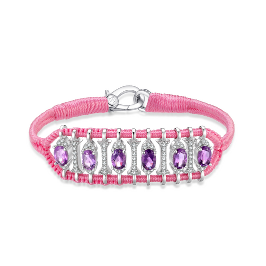 Bracelet Teresina barbie - améthystes