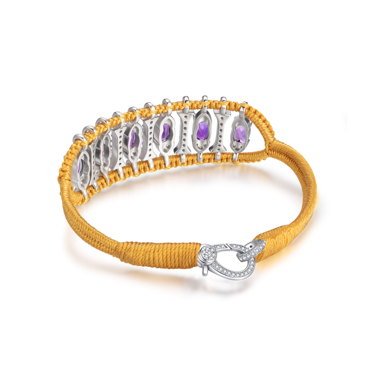 Bracelet Teresina safran - améthystes