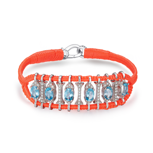 Bracelet Teresina flash neon - topazes