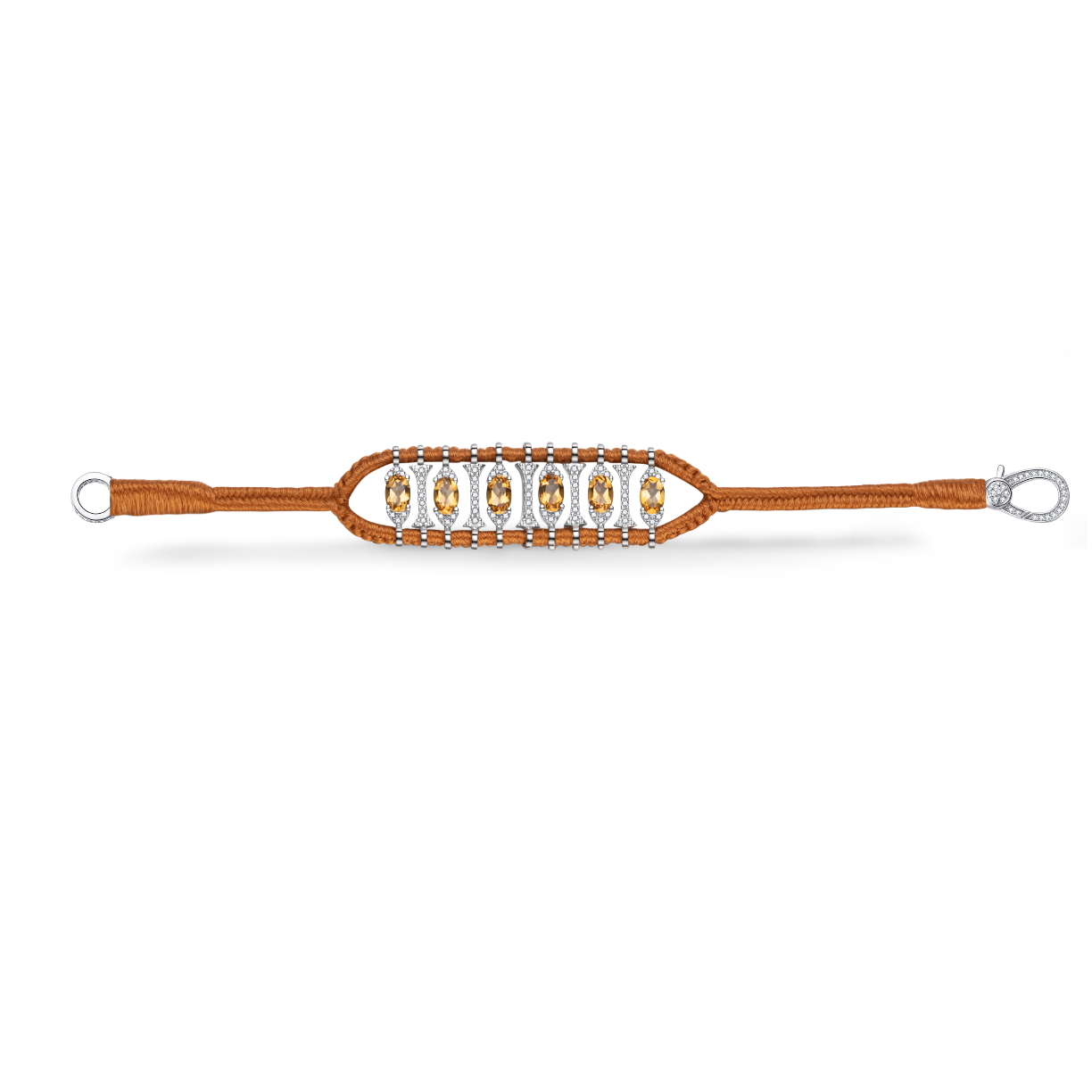 Bracelet Teresina camel - Citrines