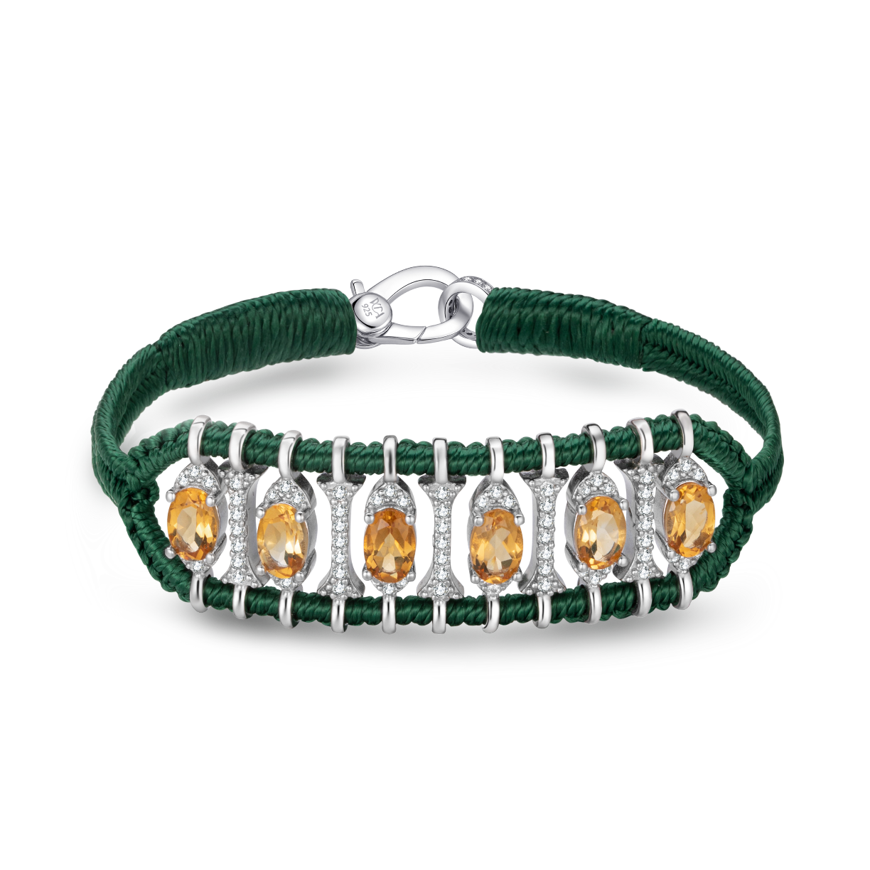 Bracelet Teresina sapin - Citrines