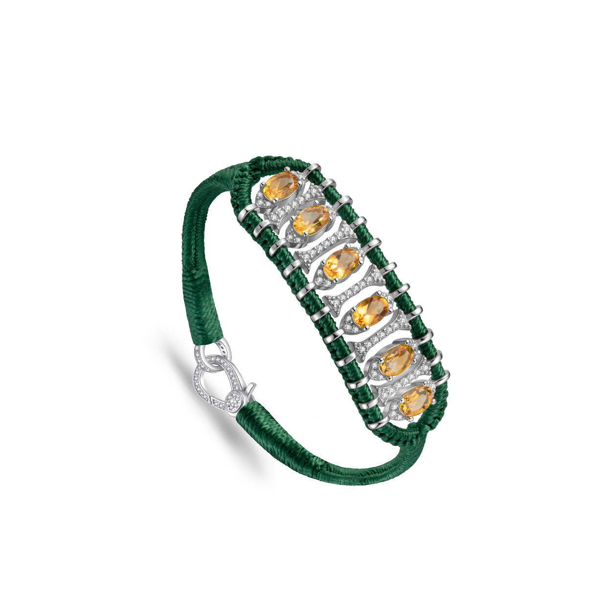 Bracelet Teresina sapin - Citrines
