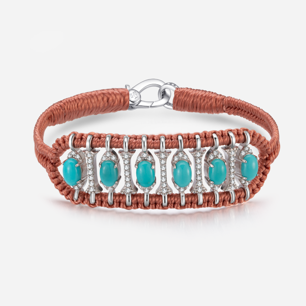Bracelet Teresina blush - Turquoises
