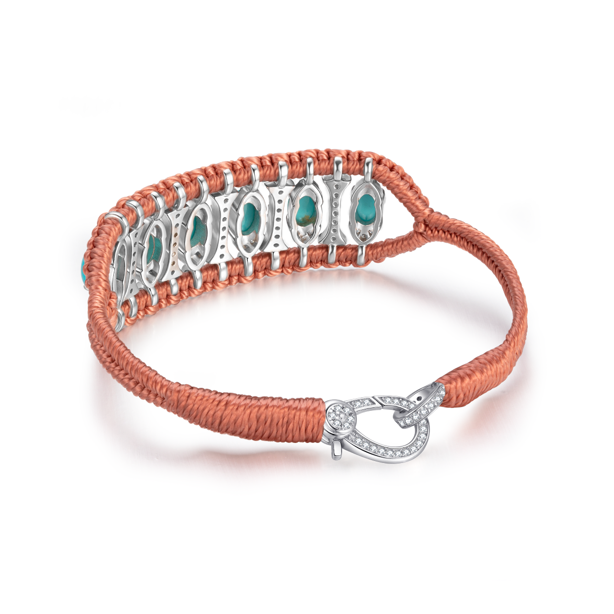 Bracelet Teresina blush - Turquoises