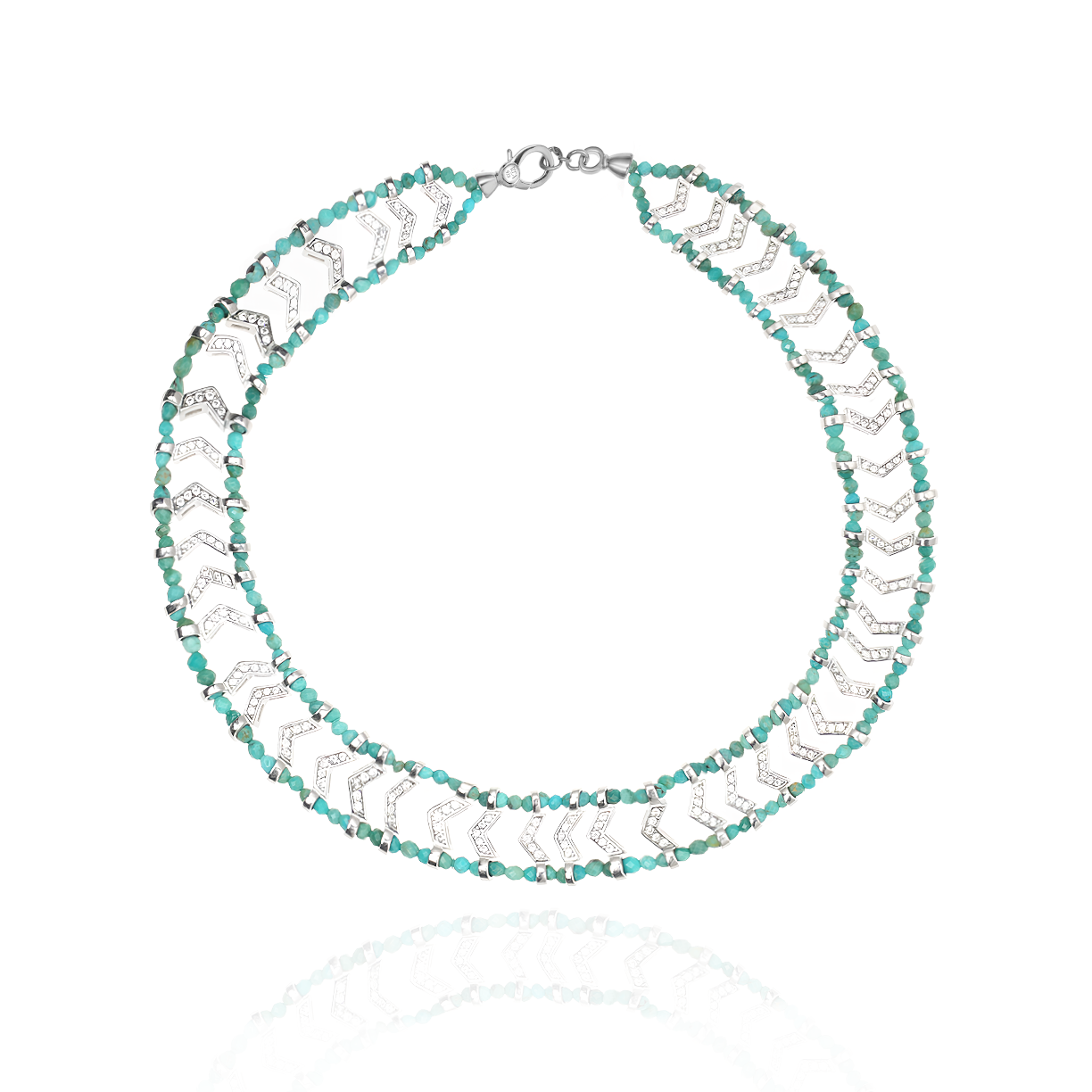 Collier Parabeady turquoise