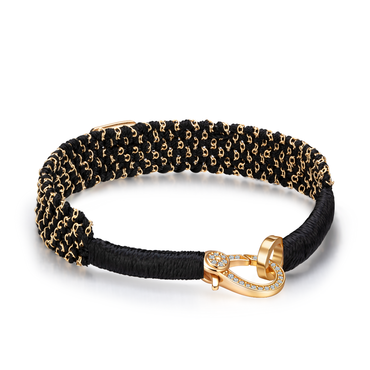 bracelet vicky noir - cristal
