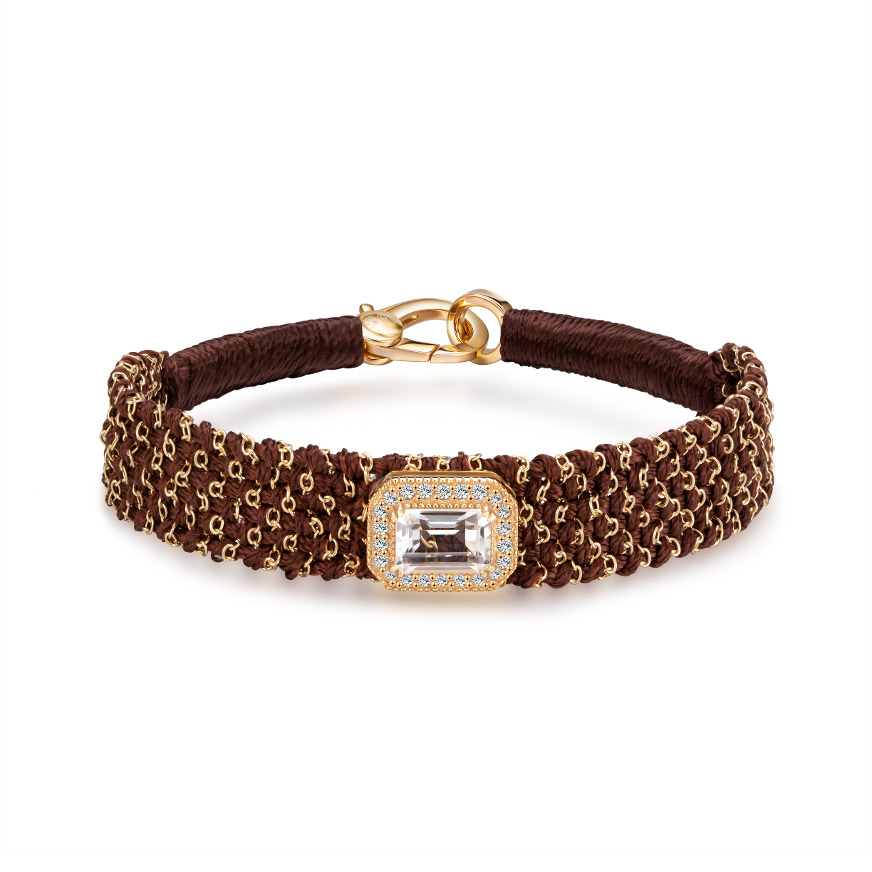 bracelet vicky choco - cristal