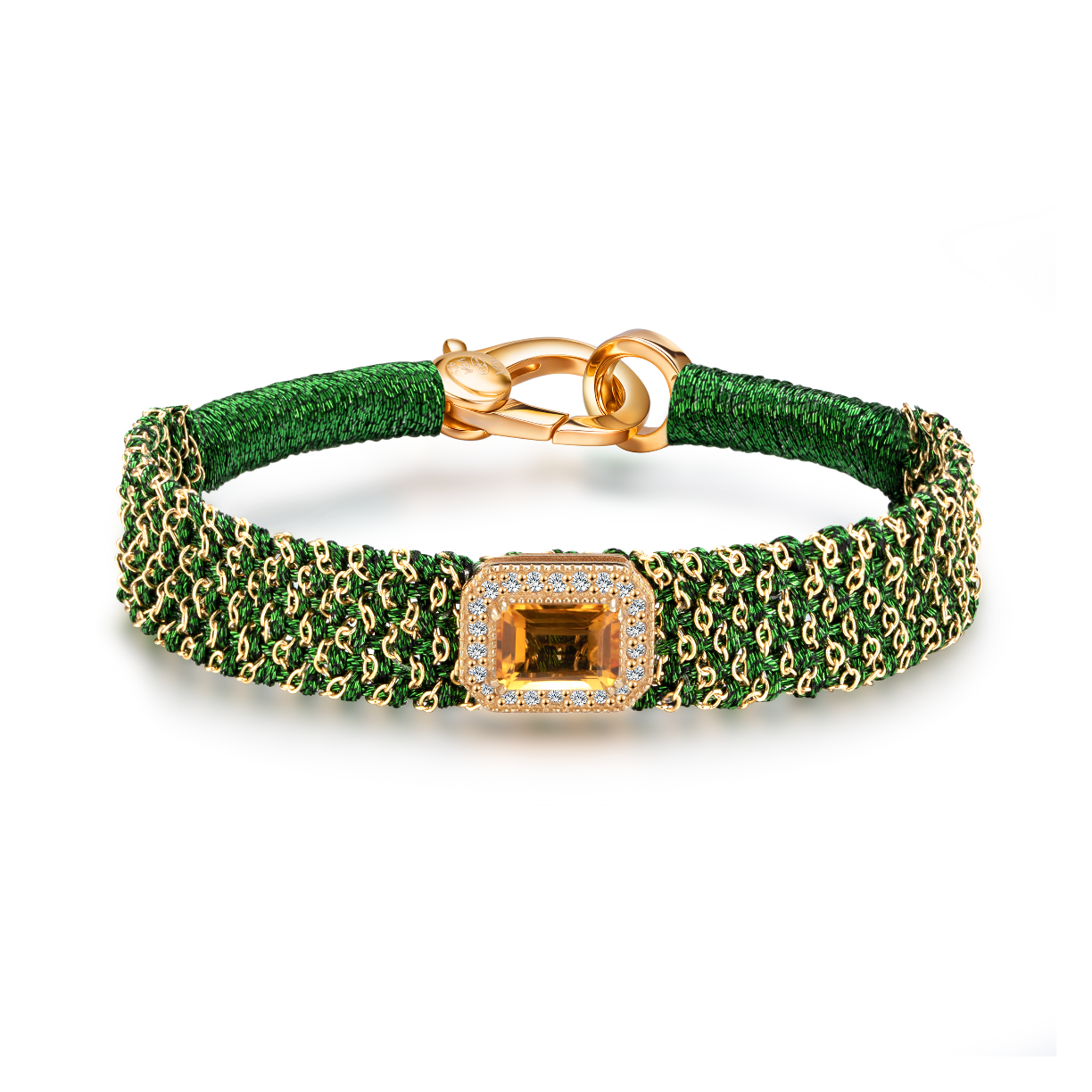 bracelet vicky pin - citrine de madère