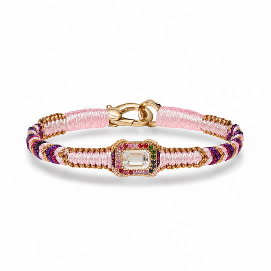 bracelet amy unicorn - copper - cristal