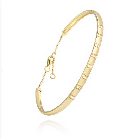 Bracelet jonc Billie Or